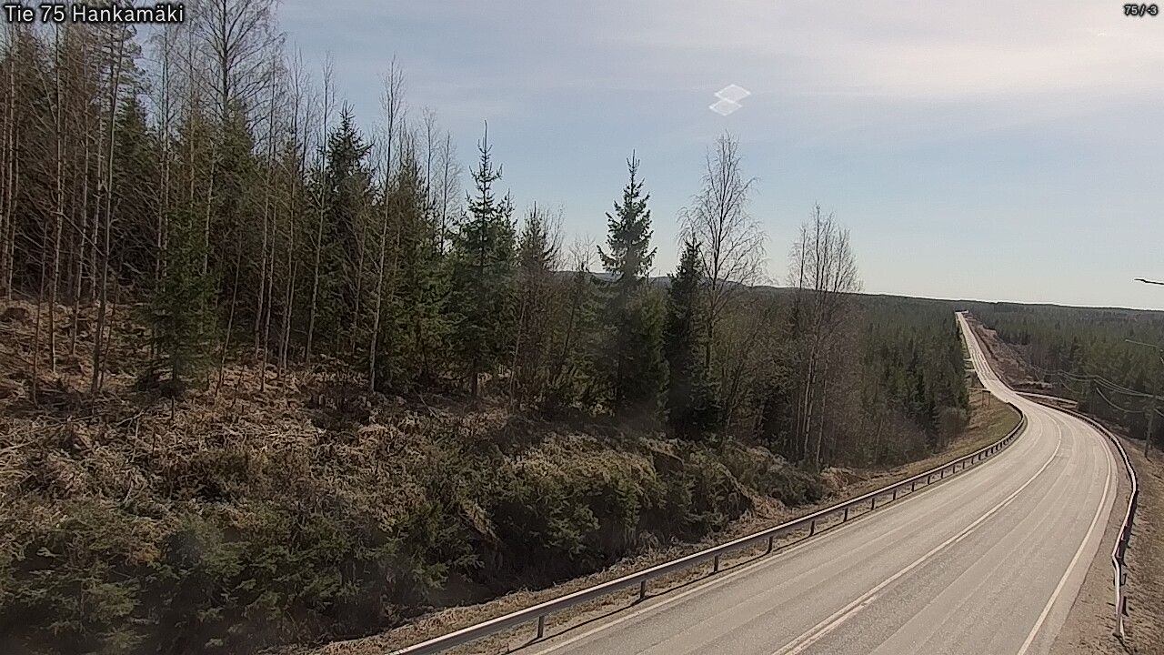 Kelikamerat Kuva Tie 75 Rautavaara, Hankamäki, Rautavaara, Pohjois-Savo