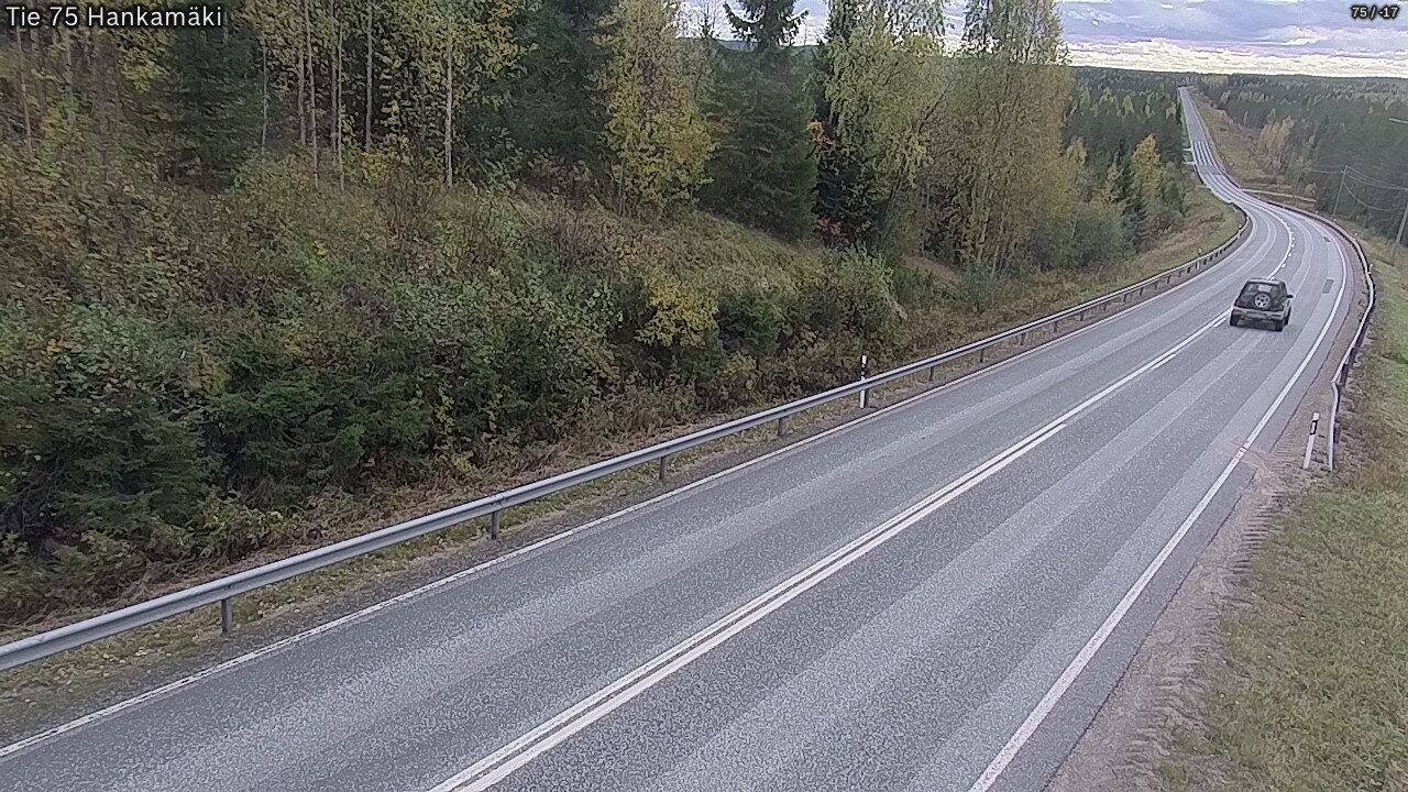Weather Camera Image Road 75 Rautavaara, Hankamäki, Rautavaara, Pohjois-Savo