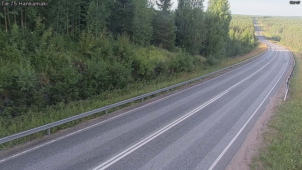 Weather Camera Image Road 75 Rautavaara, Hankamäki, Rautavaara, Pohjois-Savo