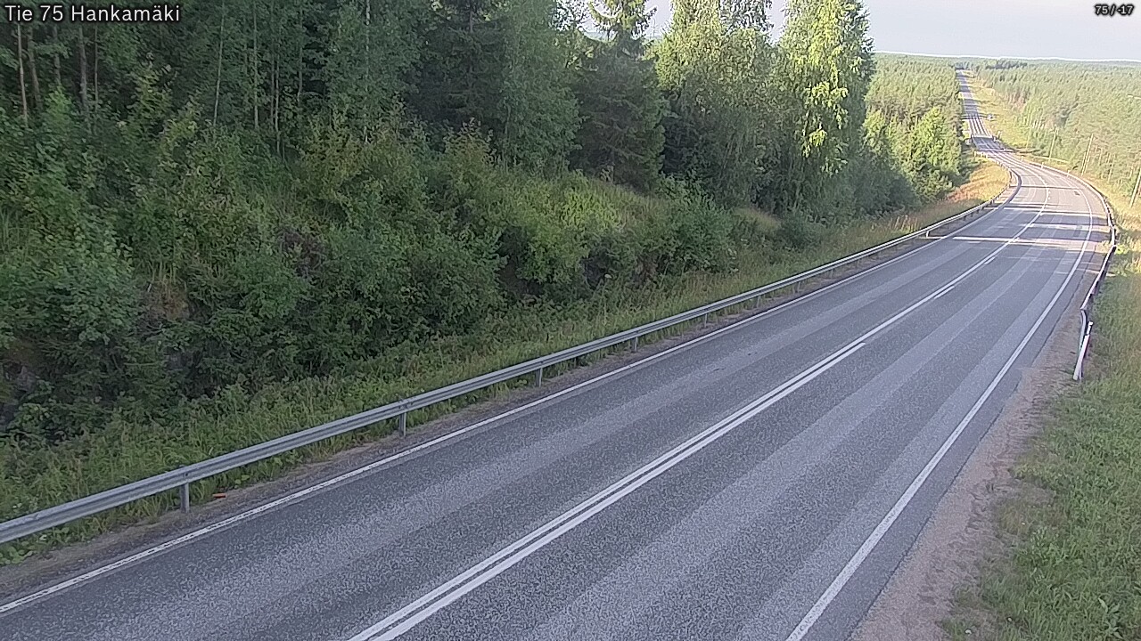 Weather Camera Image Road 75 Rautavaara, Hankamäki, Rautavaara, Pohjois-Savo
