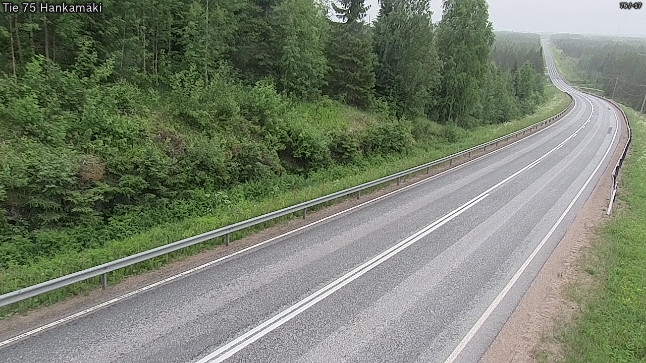 Weather Camera Image Road 75 Rautavaara, Hankamäki, Rautavaara, Pohjois-Savo