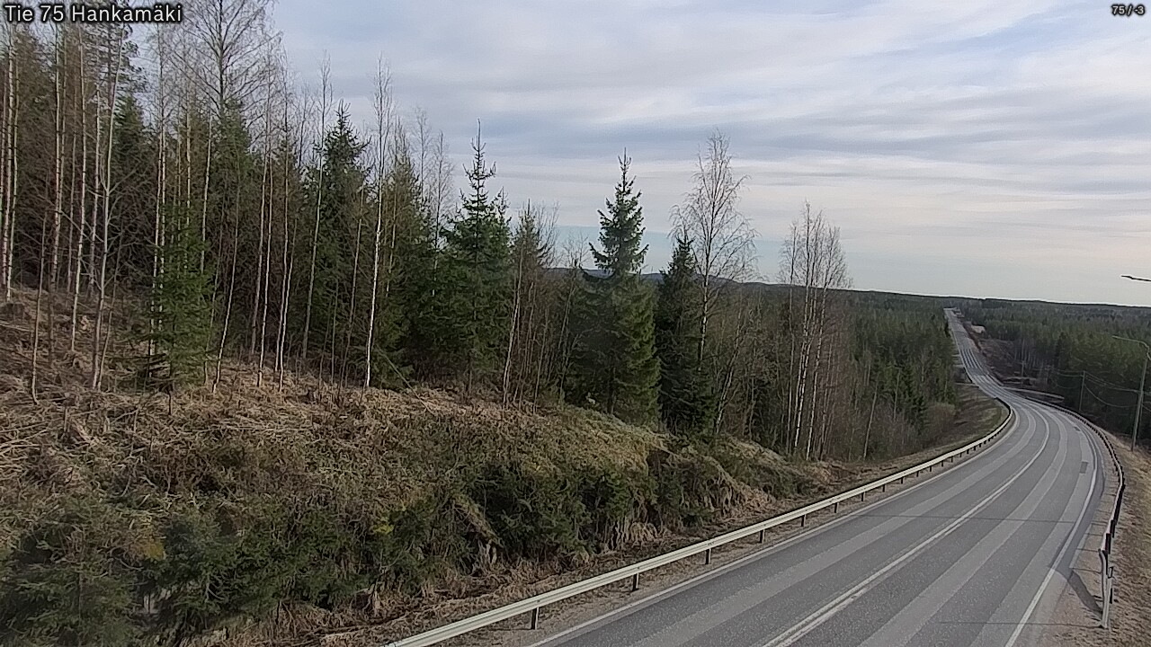 Kelikamerat Kuva Tie 75 Rautavaara, Hankamäki, Rautavaara, Pohjois-Savo