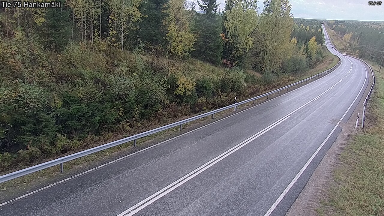 Weather Camera Image Road 75 Rautavaara, Hankamäki, Rautavaara, Pohjois-Savo