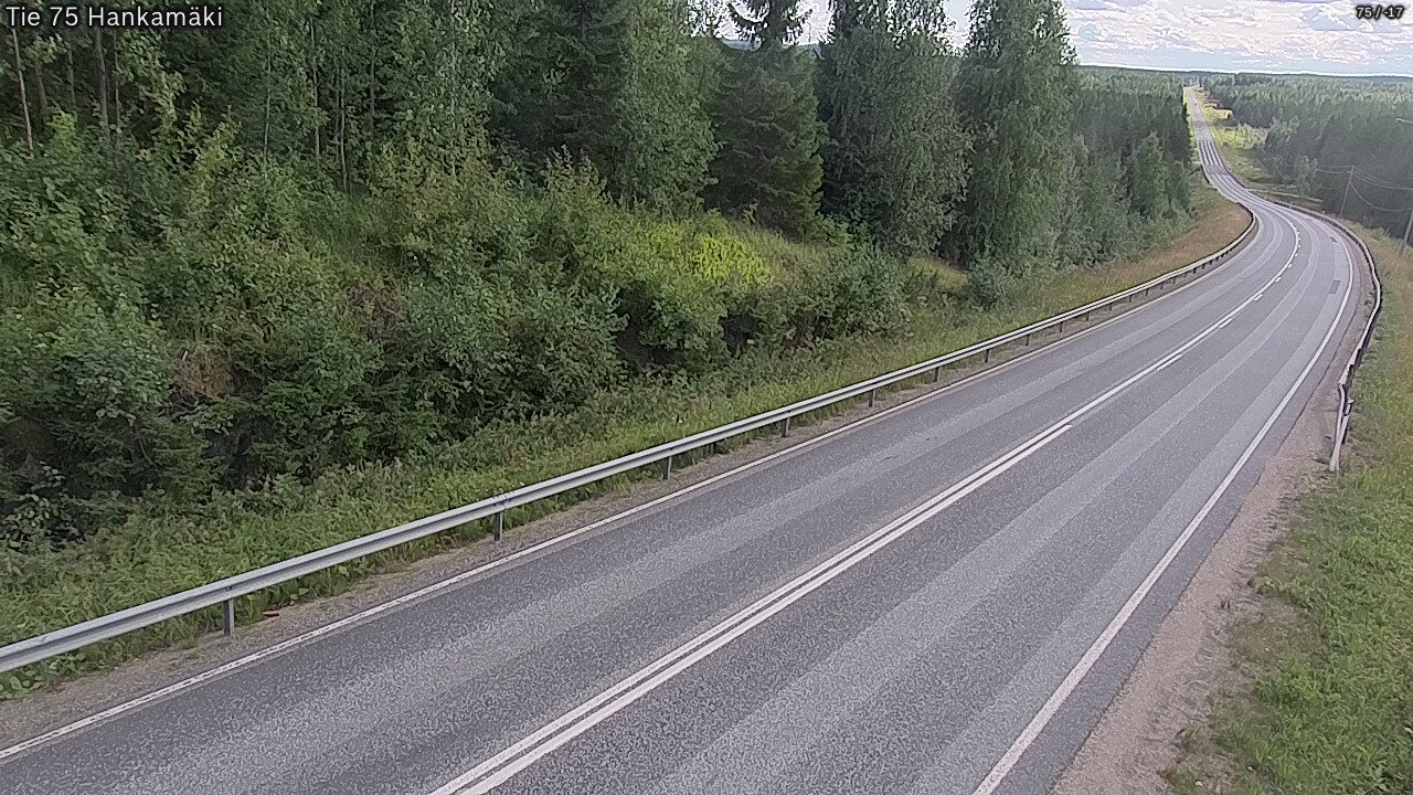 Kelikamerat Kuva Tie 75 Rautavaara, Hankamäki, Rautavaara, Pohjois-Savo