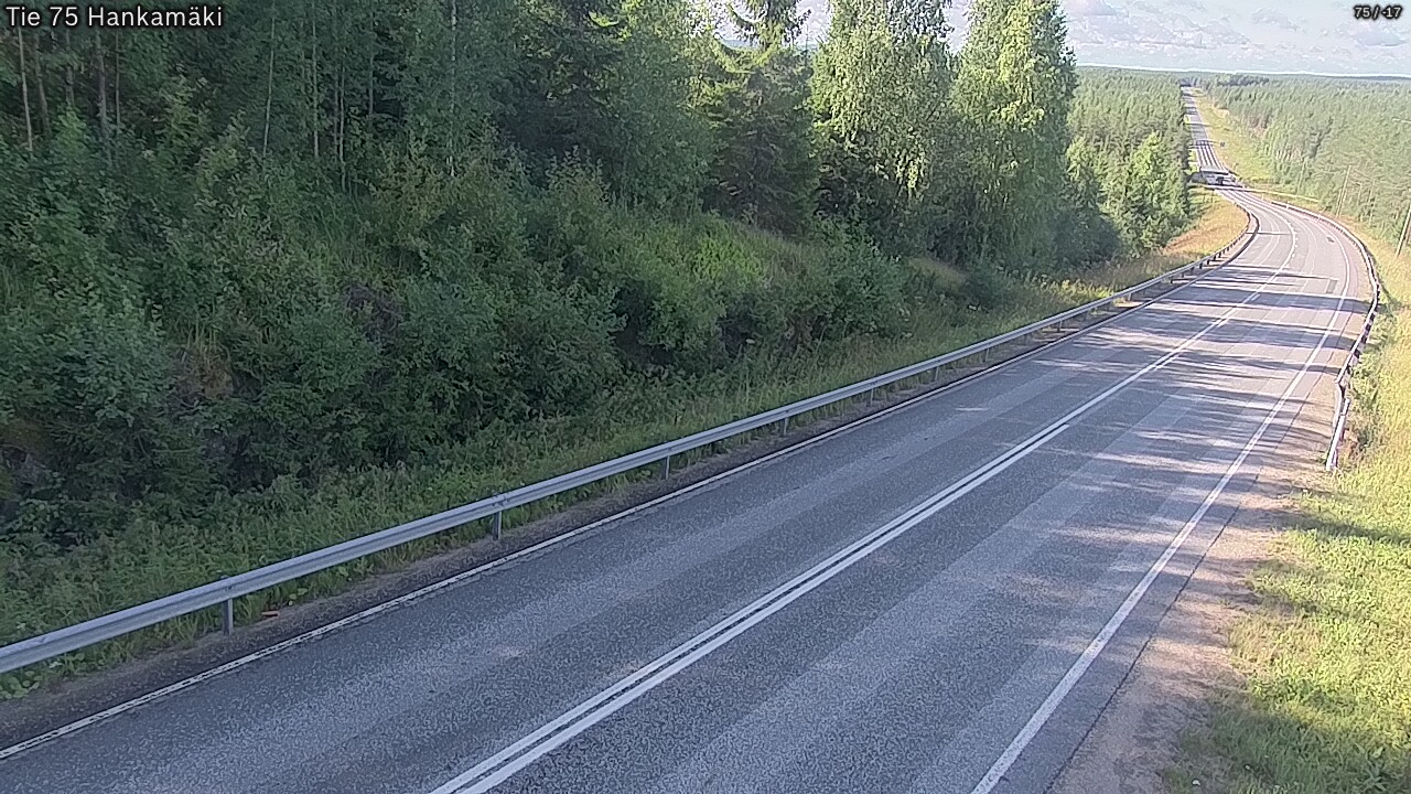 Kelikamerat Kuva Tie 75 Rautavaara, Hankamäki, Rautavaara, Pohjois-Savo