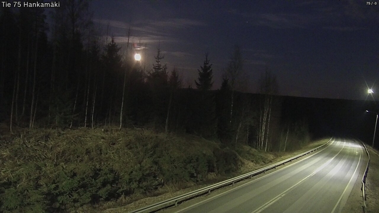 Weather Camera Image Road 75 Rautavaara, Hankamäki, Rautavaara, Pohjois-Savo