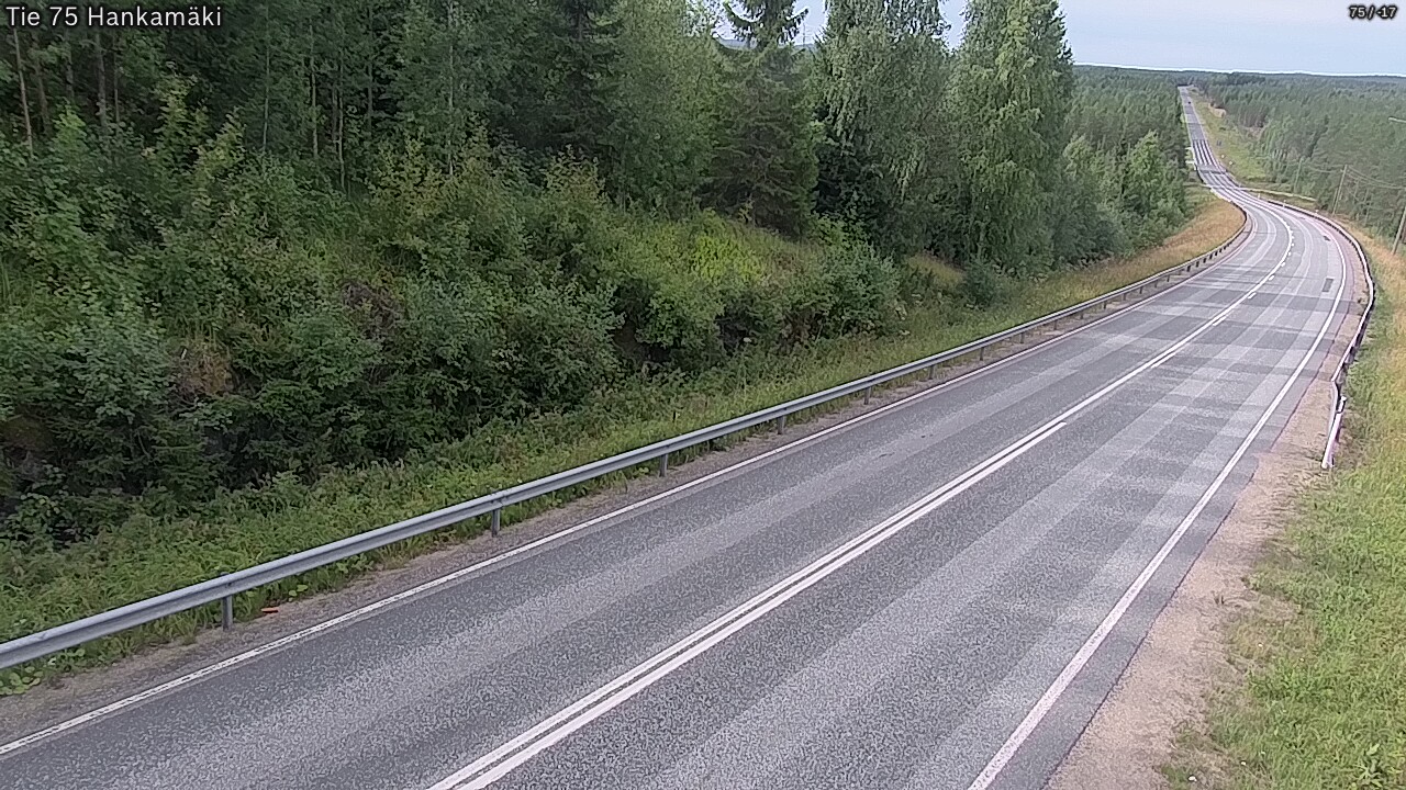 Weather Camera Image Road 75 Rautavaara, Hankamäki, Rautavaara, Pohjois-Savo