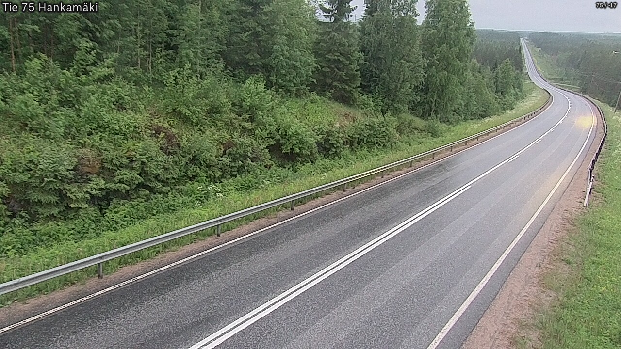 Weather Camera Image Road 75 Rautavaara, Hankamäki, Rautavaara, Pohjois-Savo
