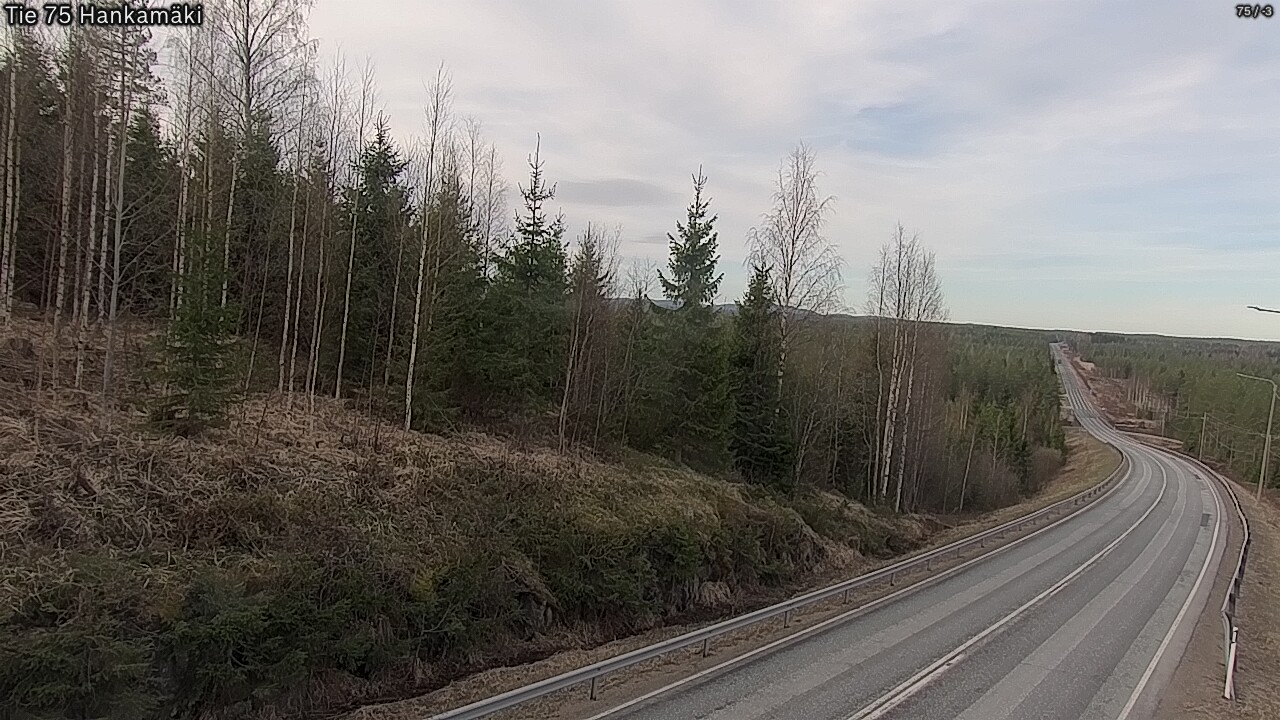 Kelikamerat Kuva Tie 75 Rautavaara, Hankamäki, Rautavaara, Pohjois-Savo