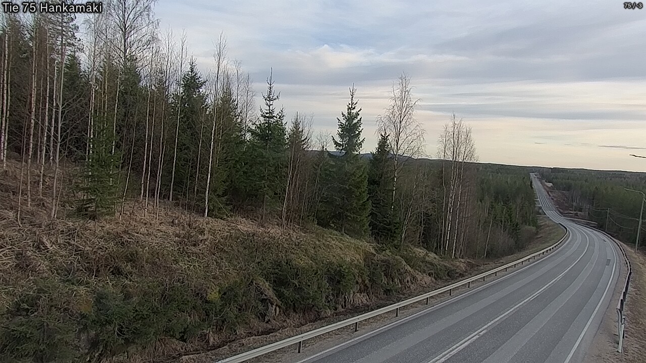Kelikamerat Kuva Tie 75 Rautavaara, Hankamäki, Rautavaara, Pohjois-Savo