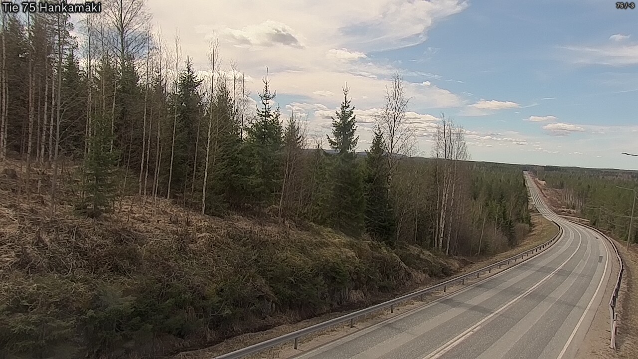 Kelikamerat Kuva Tie 75 Rautavaara, Hankamäki, Rautavaara, Pohjois-Savo