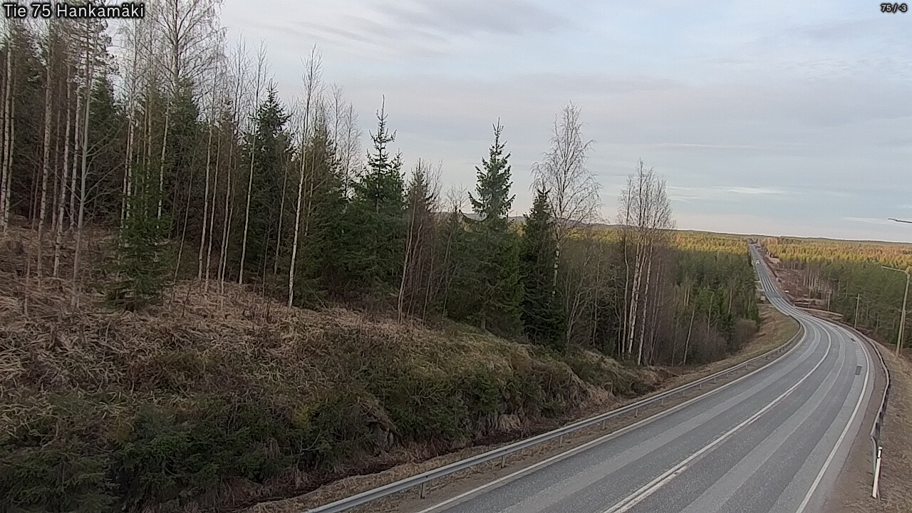 Weather Camera Image Road 75 Rautavaara, Hankamäki, Rautavaara, Pohjois-Savo