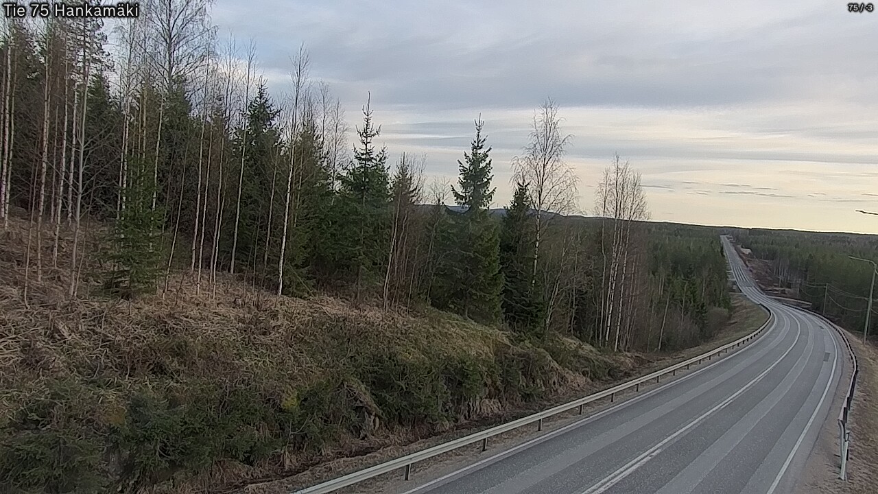 Kelikamerat Kuva Tie 75 Rautavaara, Hankamäki, Rautavaara, Pohjois-Savo