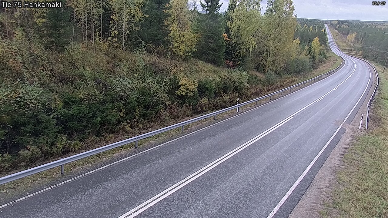 Weather Camera Image Road 75 Rautavaara, Hankamäki, Rautavaara, Pohjois-Savo