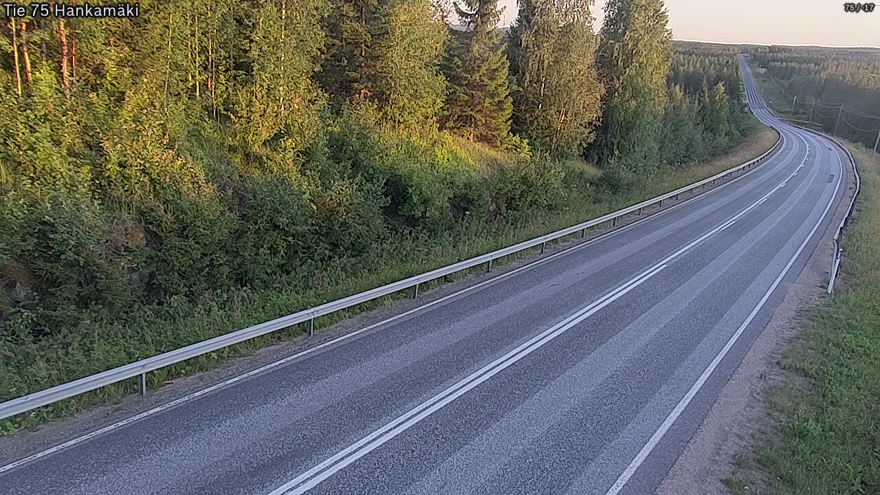 Kelikamerat Kuva Tie 75 Rautavaara, Hankamäki, Rautavaara, Pohjois-Savo