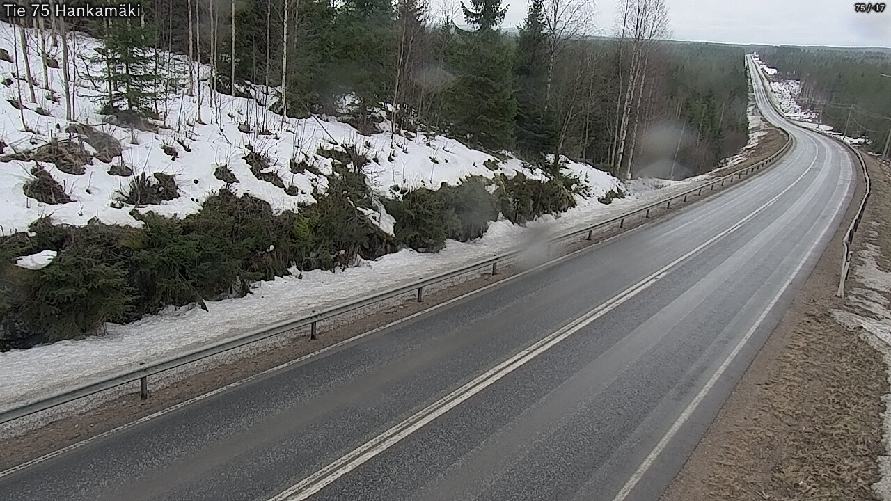Weather Camera Image Road 75 Rautavaara, Hankamäki, Rautavaara, Pohjois-Savo