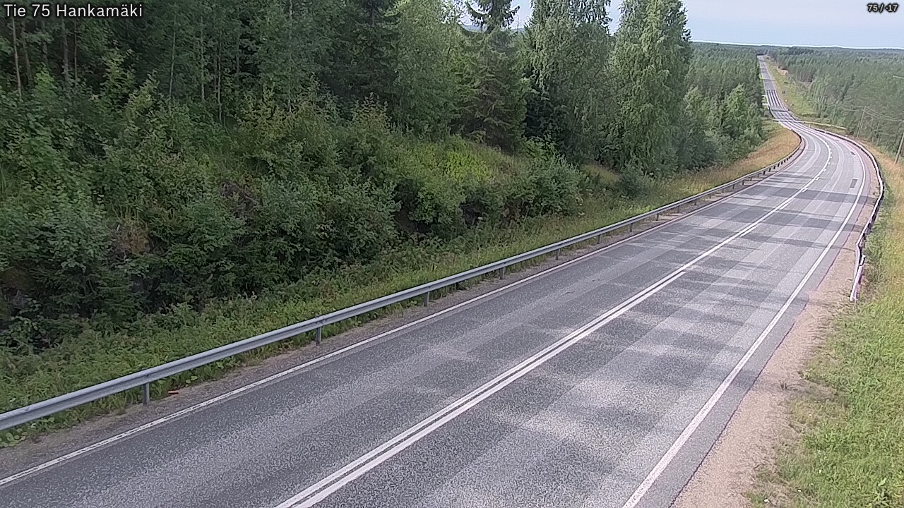 Weather Camera Image Road 75 Rautavaara, Hankamäki, Rautavaara, Pohjois-Savo
