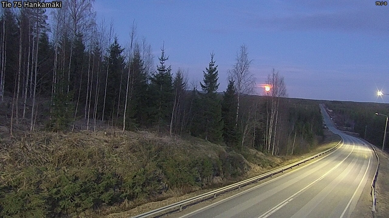 Weather Camera Image Road 75 Rautavaara, Hankamäki, Rautavaara, Pohjois-Savo