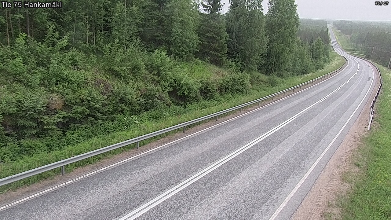 Weather Camera Image Road 75 Rautavaara, Hankamäki, Rautavaara, Pohjois-Savo
