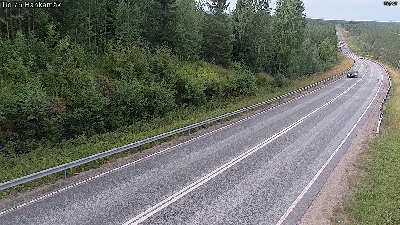 Weather Camera Image Road 75 Rautavaara, Hankamäki, Rautavaara, Pohjois-Savo