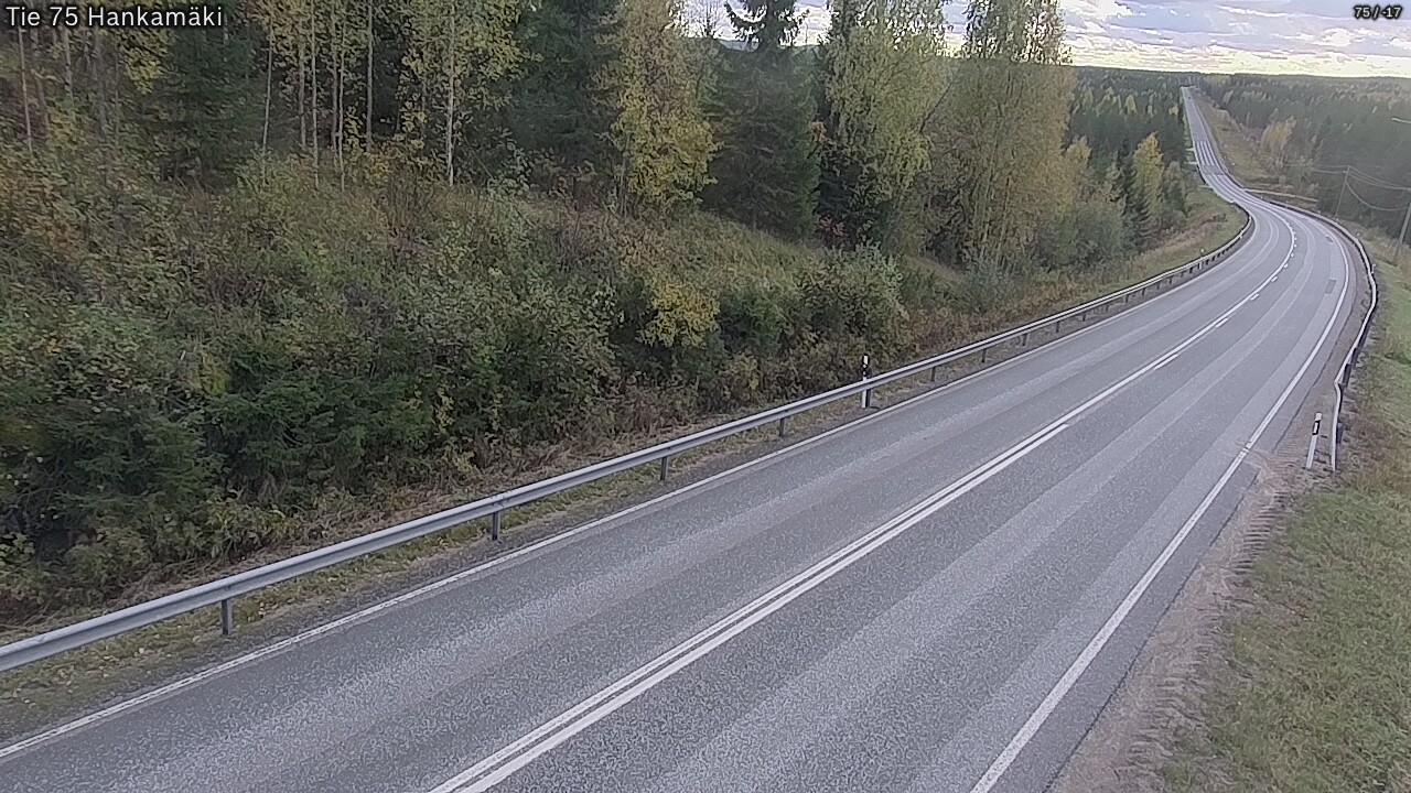 Weather Camera Image Road 75 Rautavaara, Hankamäki, Rautavaara, Pohjois-Savo