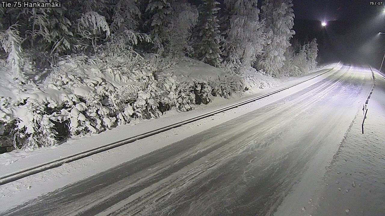 Kelikamerat Kuva Tie 75 Rautavaara, Hankamäki, Rautavaara, Pohjois-Savo