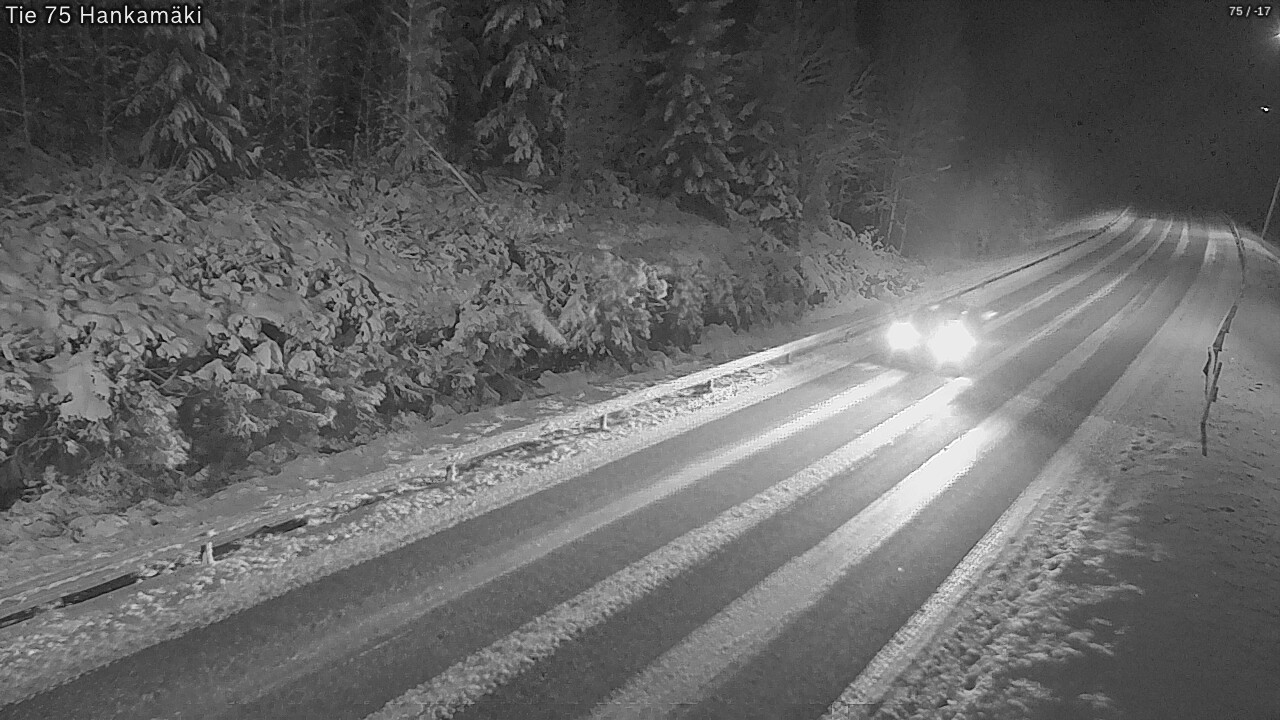 Kelikamerat Kuva Tie 75 Rautavaara, Hankamäki, Rautavaara, Pohjois-Savo