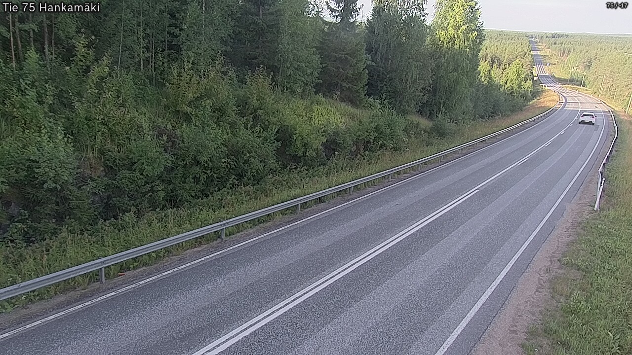 Weather Camera Image Road 75 Rautavaara, Hankamäki, Rautavaara, Pohjois-Savo