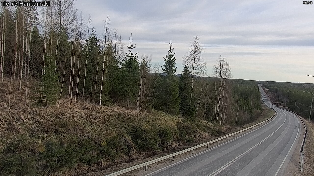 Kelikamerat Kuva Tie 75 Rautavaara, Hankamäki, Rautavaara, Pohjois-Savo