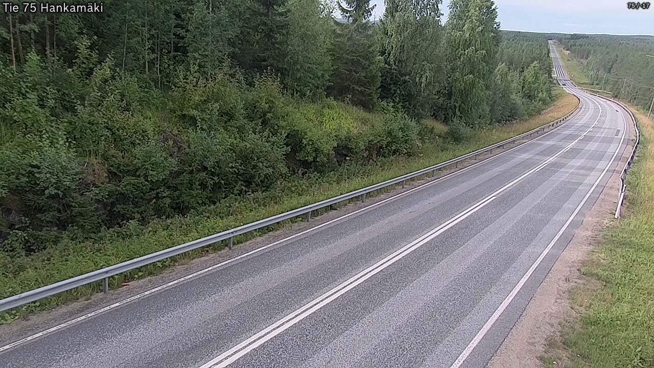 Weather Camera Image Road 75 Rautavaara, Hankamäki, Rautavaara, Pohjois-Savo