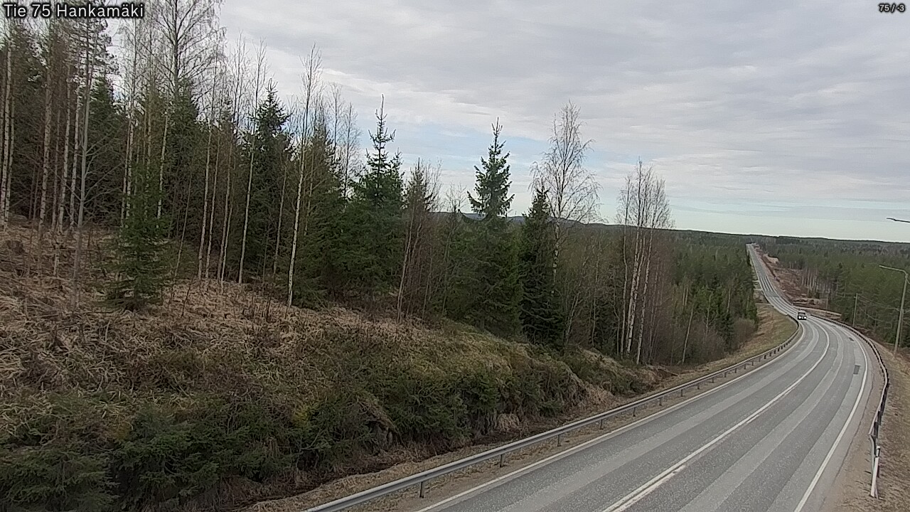 Weather Camera Image Road 75 Rautavaara, Hankamäki, Rautavaara, Pohjois-Savo