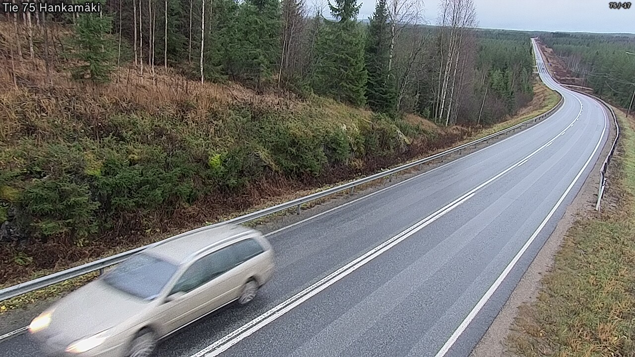 Weather Camera Image Väg 75 Rautavaara, Hankamäki, Rautavaara, Pohjois-Savo