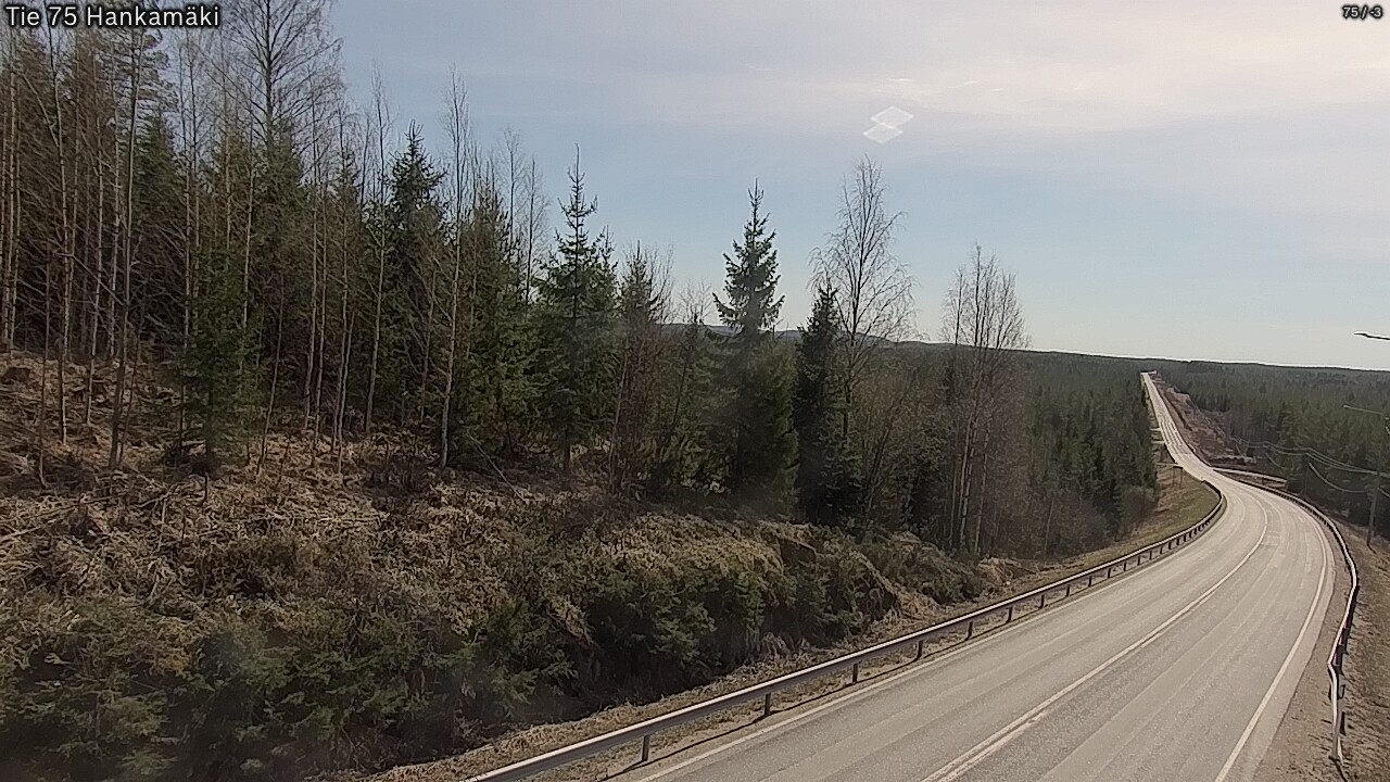 Kelikamerat Kuva Tie 75 Rautavaara, Hankamäki, Rautavaara, Pohjois-Savo