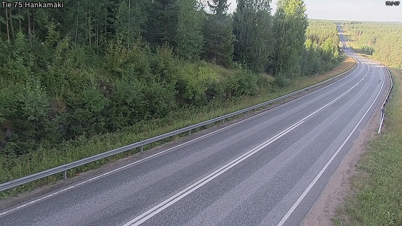 Weather Camera Image Road 75 Rautavaara, Hankamäki, Rautavaara, Pohjois-Savo