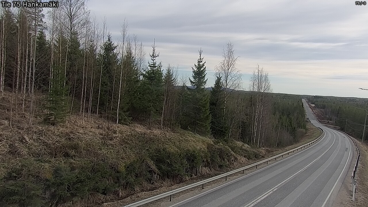 Kelikamerat Kuva Tie 75 Rautavaara, Hankamäki, Rautavaara, Pohjois-Savo