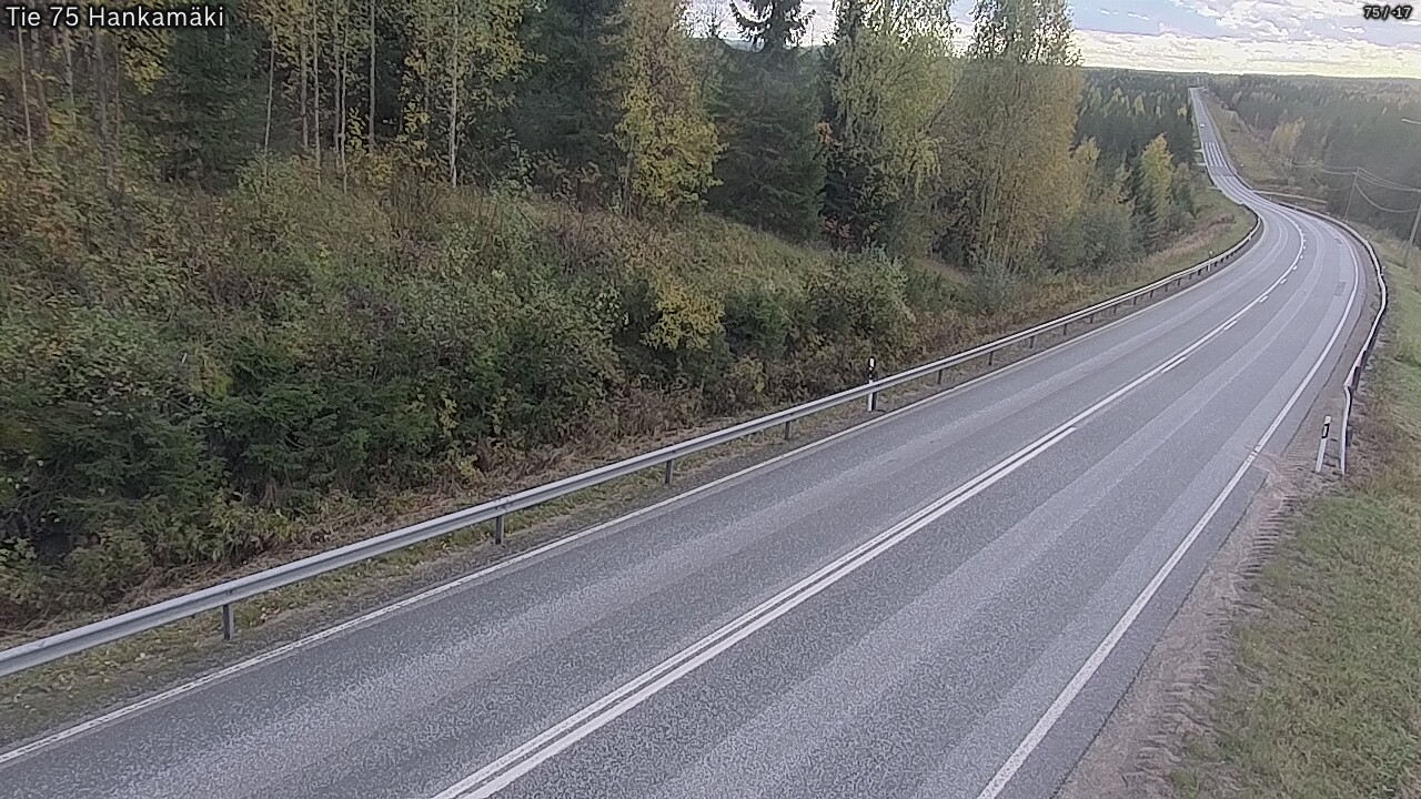 Weather Camera Image Road 75 Rautavaara, Hankamäki, Rautavaara, Pohjois-Savo