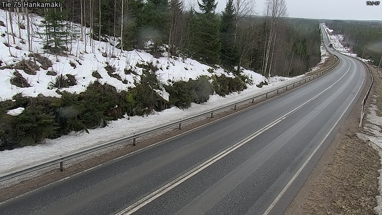 Weather Camera Image Road 75 Rautavaara, Hankamäki, Rautavaara, Pohjois-Savo