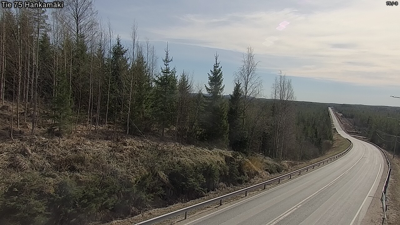 Kelikamerat Kuva Tie 75 Rautavaara, Hankamäki, Rautavaara, Pohjois-Savo