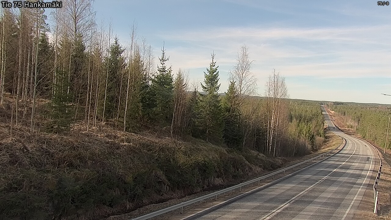 Kelikamerat Kuva Tie 75 Rautavaara, Hankamäki, Rautavaara, Pohjois-Savo