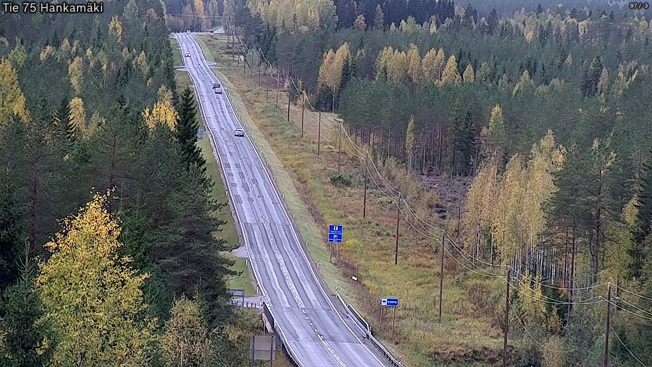 Weather Camera Image Road 75 Rautavaara, Hankamäki, Rautavaara, Pohjois-Savo