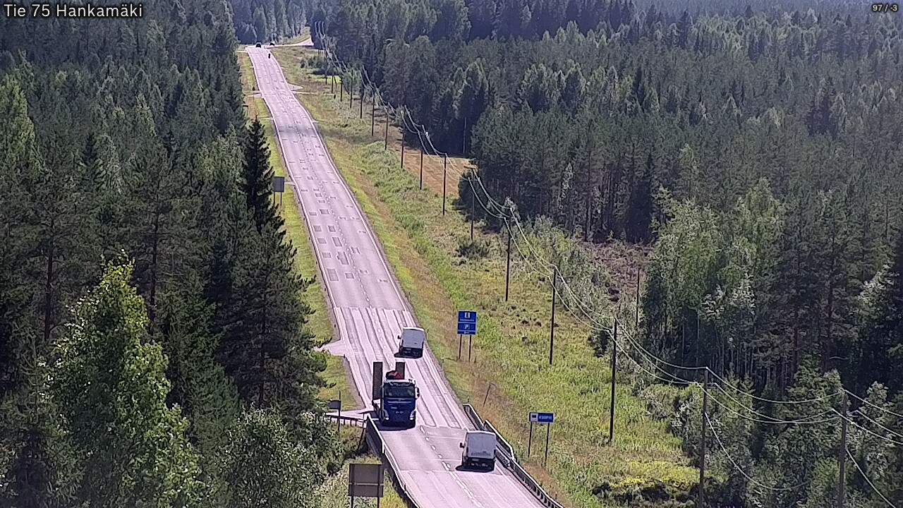 Kelikamerat Kuva Tie 75 Rautavaara, Hankamäki, Rautavaara, Pohjois-Savo