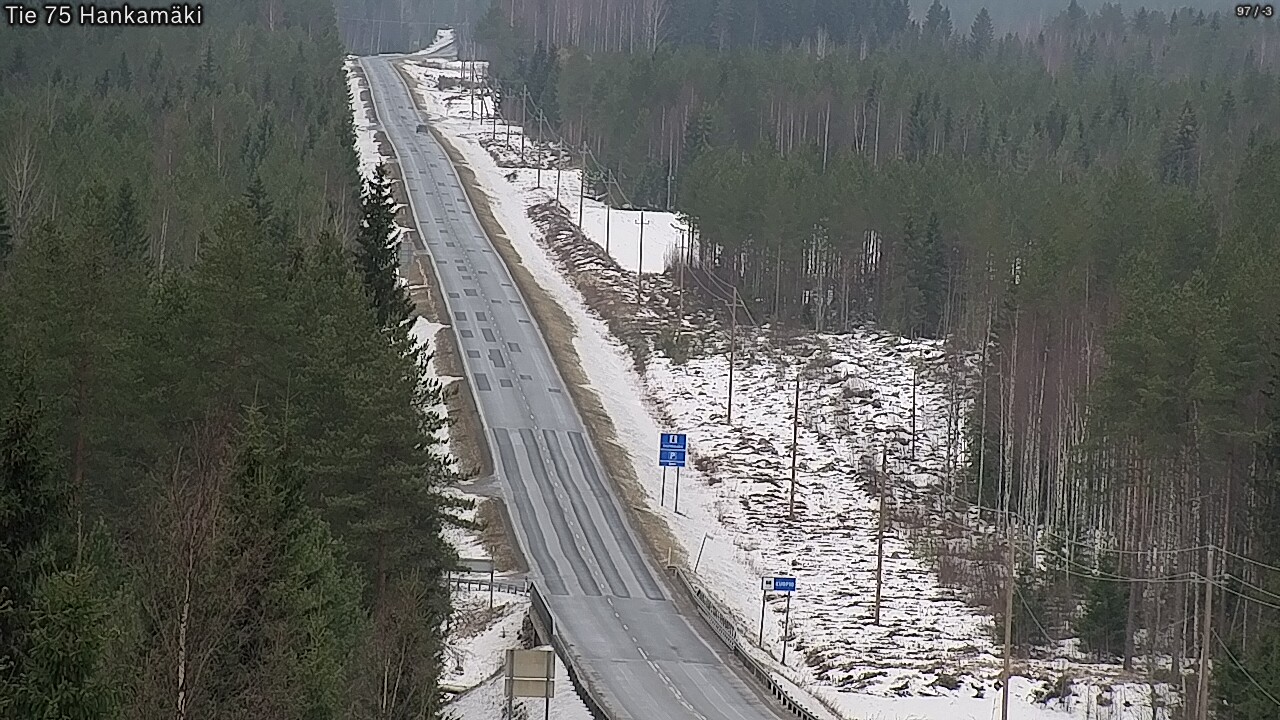 Kelikamerat Kuva Tie 75 Rautavaara, Hankamäki, Rautavaara, Pohjois-Savo