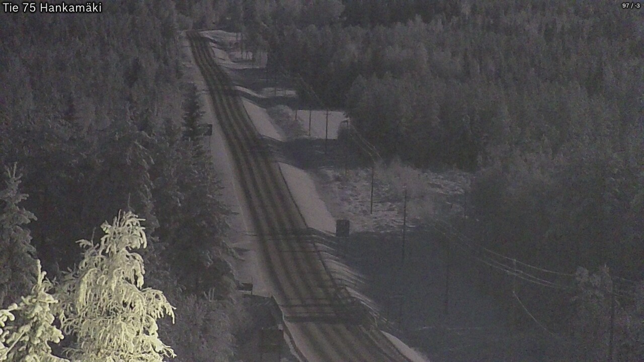 Weather Camera Image Road 75 Rautavaara, Hankamäki, Rautavaara, Pohjois-Savo