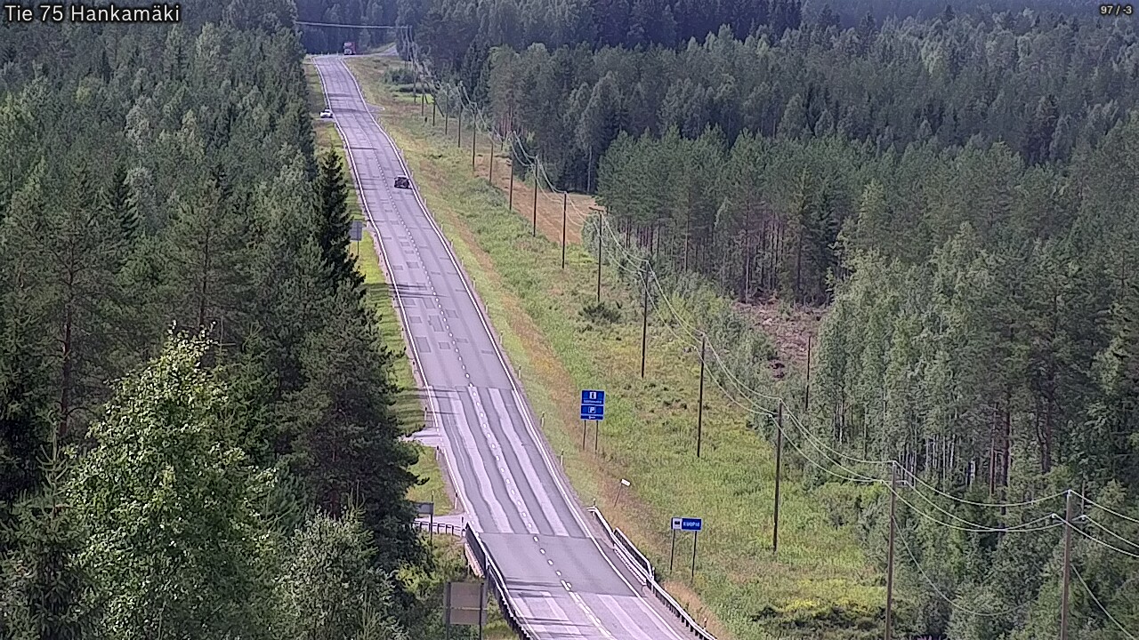 Weather Camera Image Road 75 Rautavaara, Hankamäki, Rautavaara, Pohjois-Savo