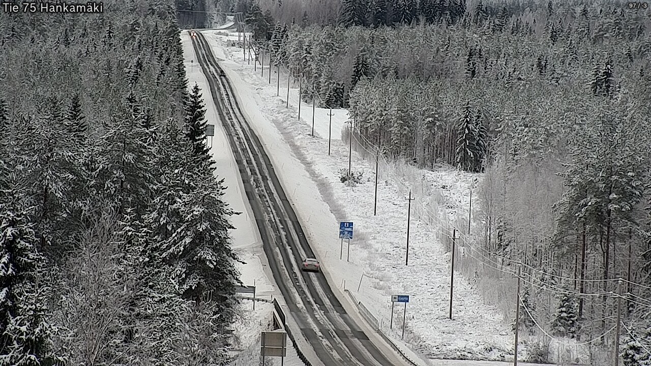 Kelikamerat Kuva Tie 75 Rautavaara, Hankamäki, Rautavaara, Pohjois-Savo