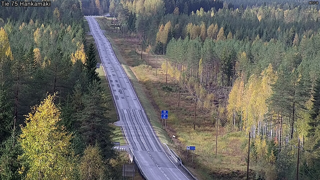 Weather Camera Image Road 75 Rautavaara, Hankamäki, Rautavaara, Pohjois-Savo
