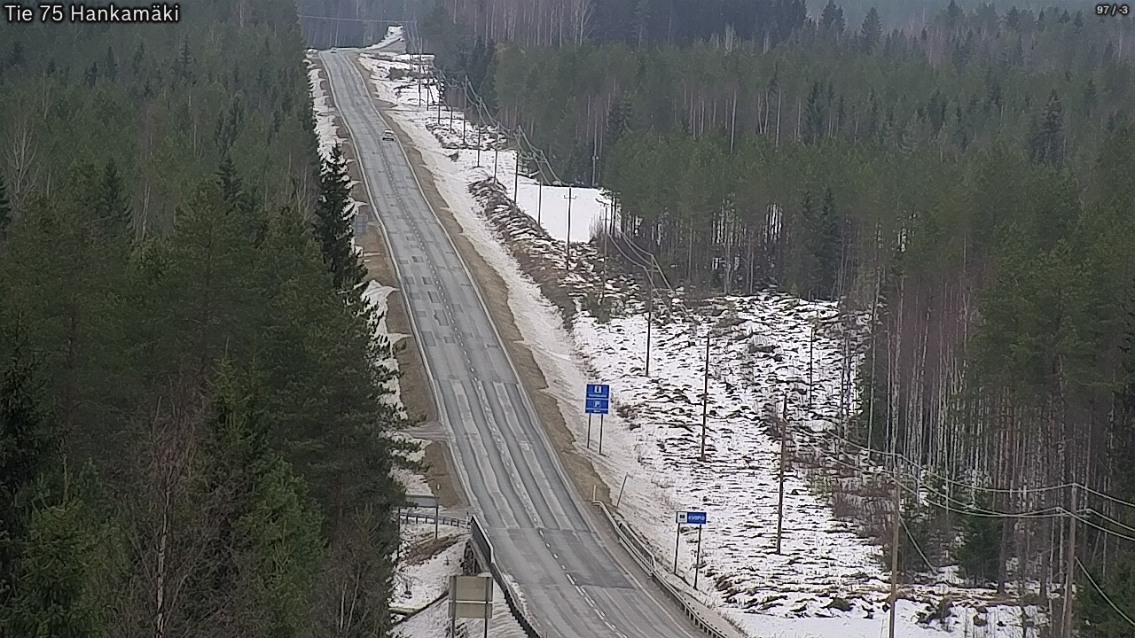 Kelikamerat Kuva Tie 75 Rautavaara, Hankamäki, Rautavaara, Pohjois-Savo