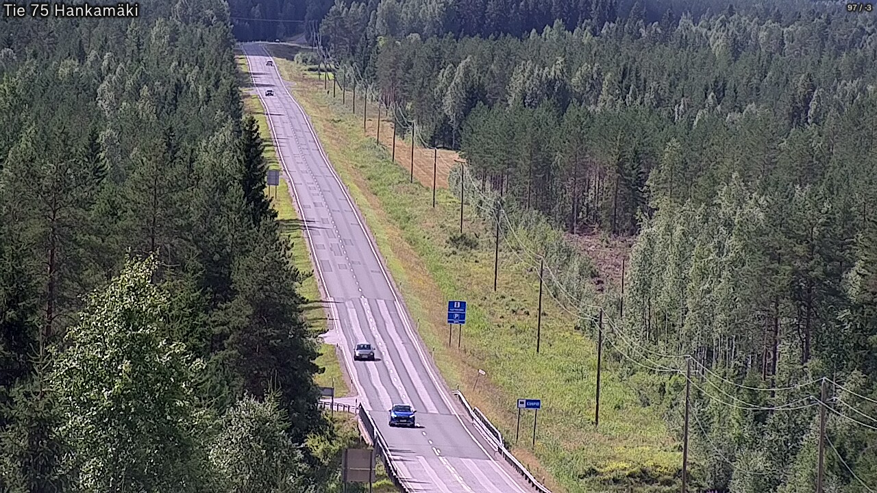 Kelikamerat Kuva Tie 75 Rautavaara, Hankamäki, Rautavaara, Pohjois-Savo