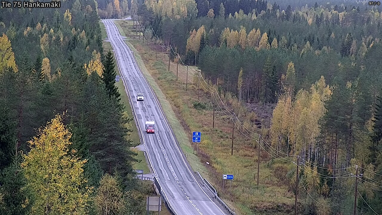 Weather Camera Image Road 75 Rautavaara, Hankamäki, Rautavaara, Pohjois-Savo