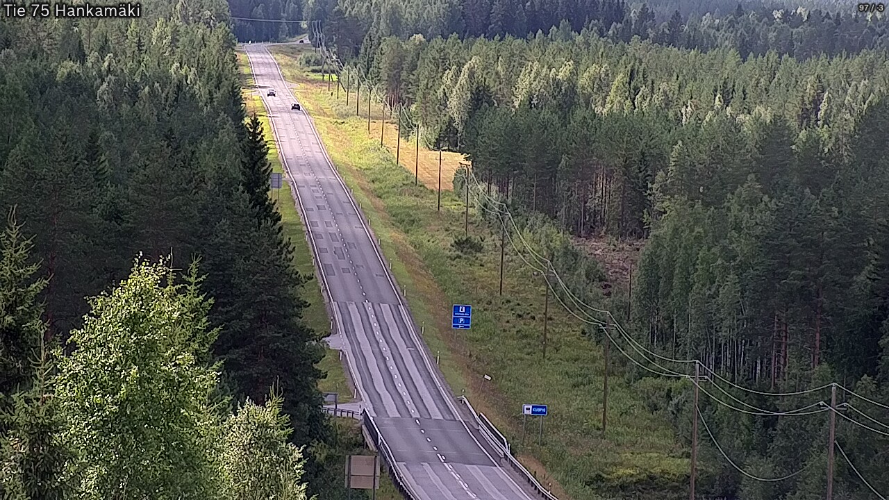 Kelikamerat Kuva Tie 75 Rautavaara, Hankamäki, Rautavaara, Pohjois-Savo